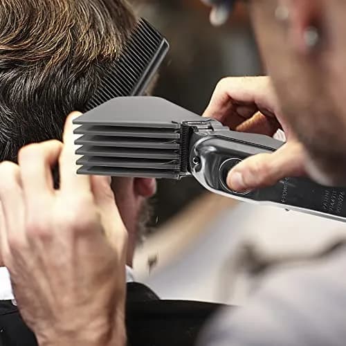 AFANSO Mega Hair Clipper Guards 8pcs Gray 32mm-76mm (1.25-3 Inch) | Precision Hair Cutting Guide Combs for Home Barbers thumbnail 7