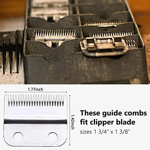AFANSO Green 8pcs 3 Inch Hair Clipper Guards Set | Extra Long Cut for Wahl Full Size Clippers thumbnail 5