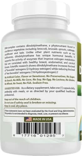 Best Naturals DIM Complex 100 mg 120 Capsules | Supports Hormonal Balance & Detox in India thumbnail 7