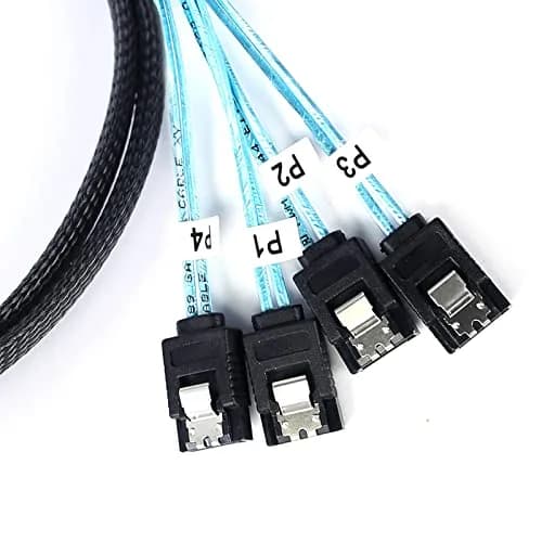 ADCAUDX SATA III Cable 1M (3.3FT) 4-Pack | 6Gbps Data Transfer for SSD HDD thumbnail 5