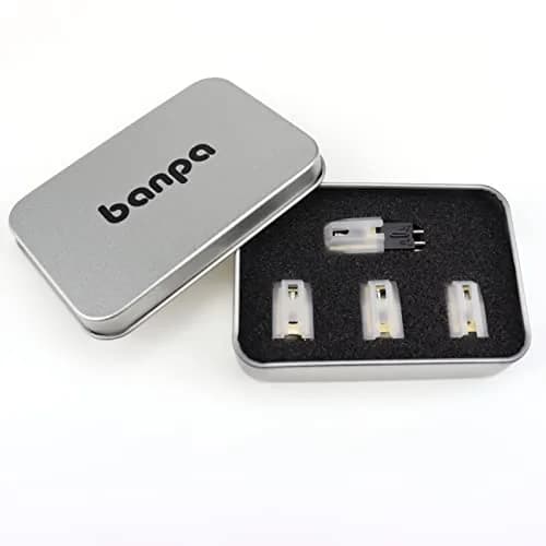 banpa Gold Turntable Cartridge with Diamond Stylus Replacement | Fits Crosley, ION, Pyle, Jensen, Victola, Teac & More thumbnail 6