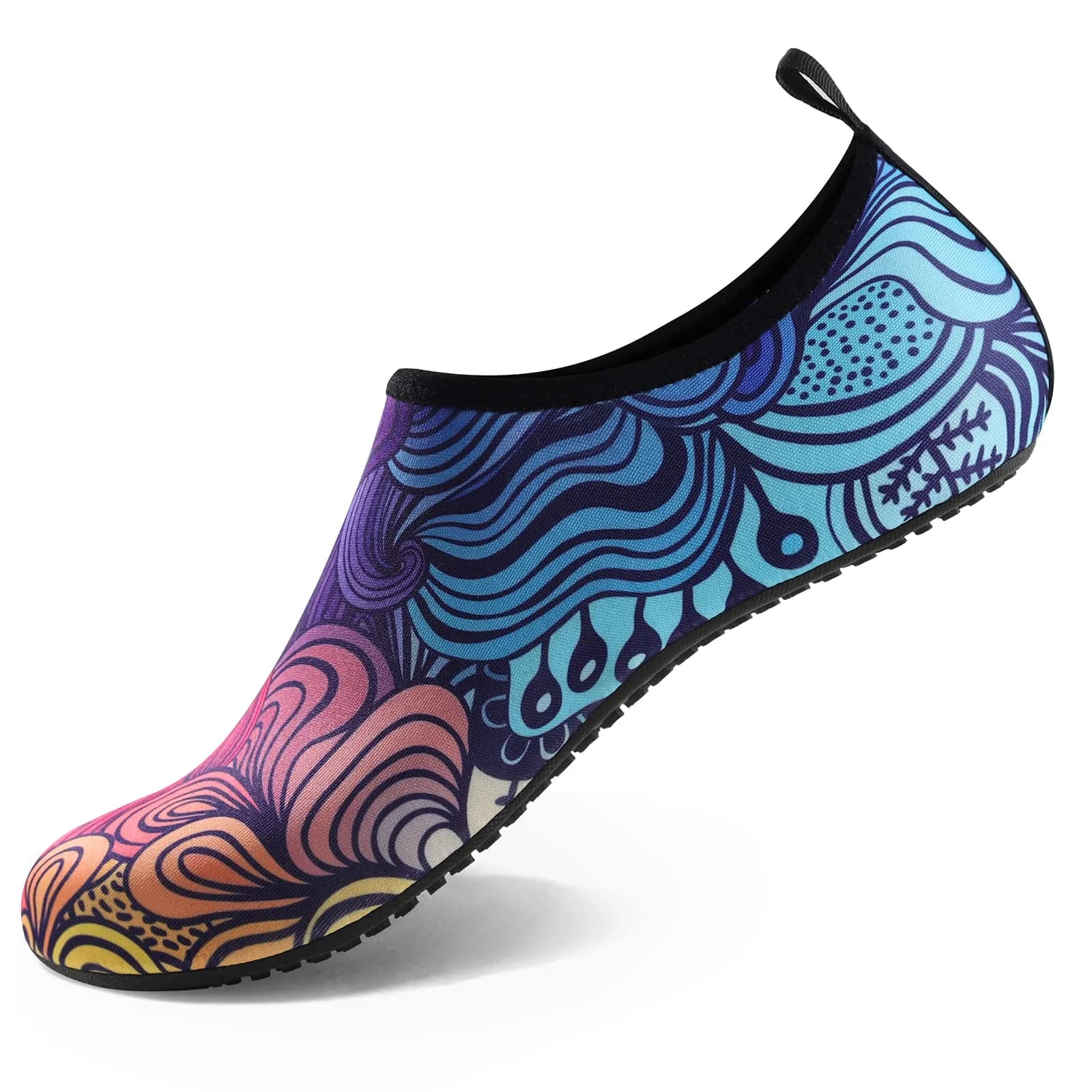 ATHMILE Water Shoes for Women & Men Quick-Dry Aqua Socks (US Women's 7-8 / Men's 6-7) | Breathable Barefoot Beach Footwear