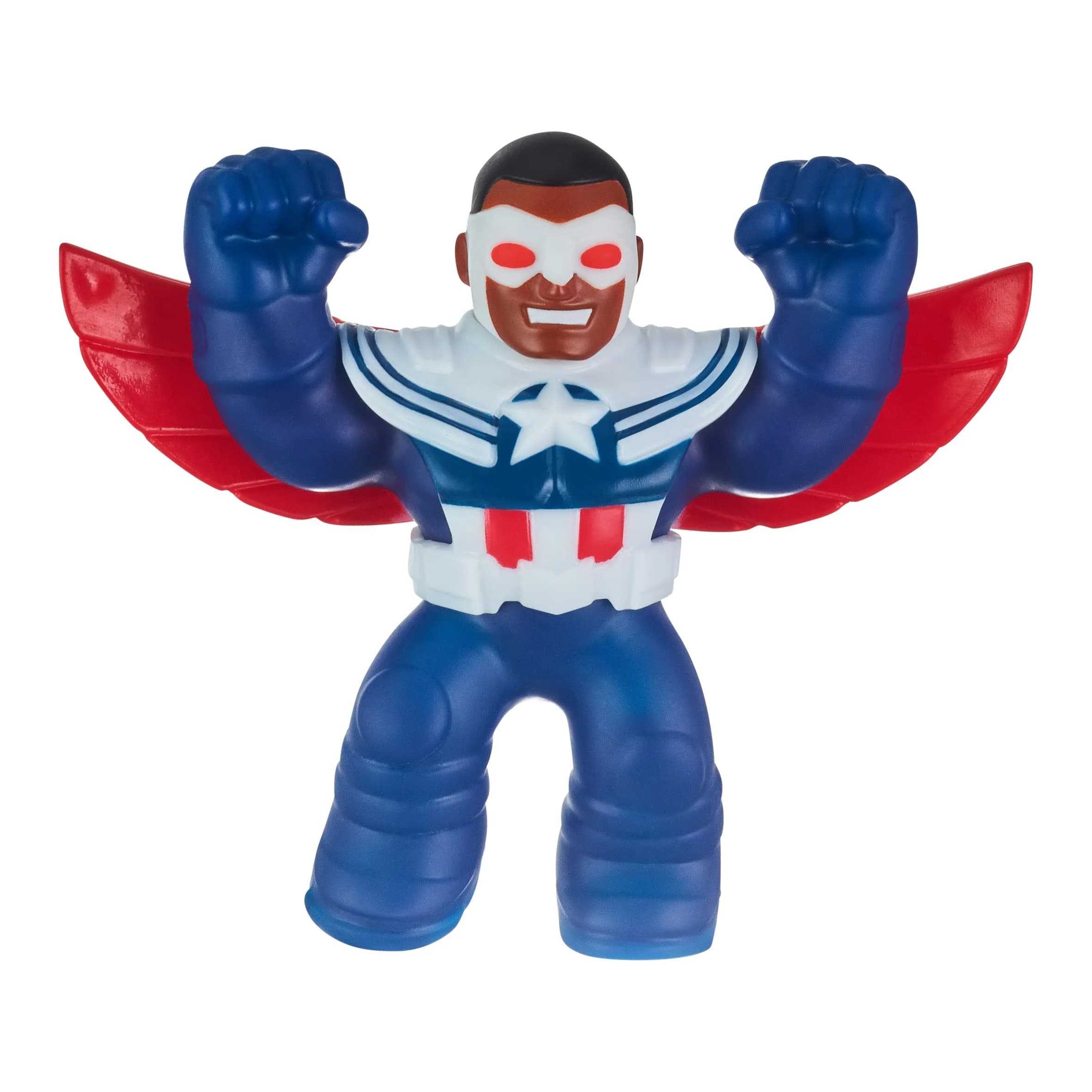 Heroes of Goo Jit Zu Marvel Captain America - Sam Wilson Squishy Toy Figure 11.43 cm (4.5 inches) | ASTM Tested