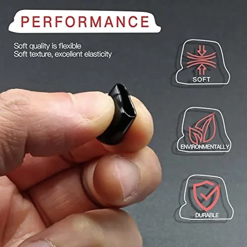 Jamiikury Rubber End Caps 120PCS | 9.5mm ID Vinyl Flexible Screw Thread Protectors thumbnail 4
