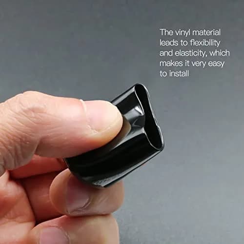 Jamiikury Rubber End Caps 12PCS Black | 16mm ID Round Tube Bolt Cover for Industrial & Scientific Use thumbnail 4