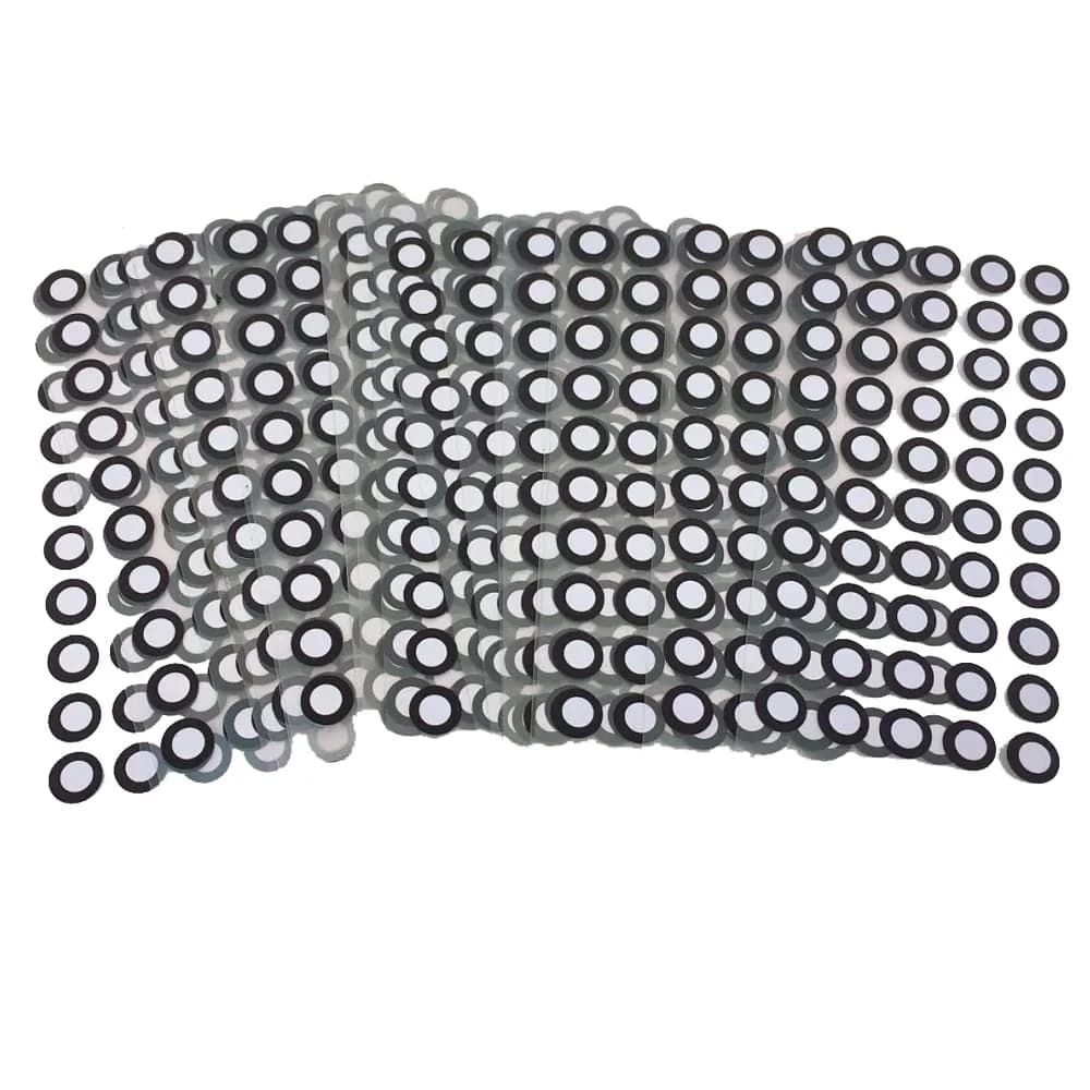 LEDGM 3D Scanning Marker 6.0 mm Inner Diameter (1000 Pack) | Diffuse Reflection Dots for Laser & White Light Scanners