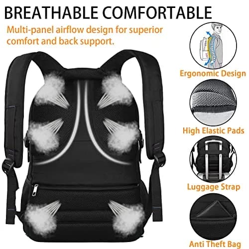 LTINVECK Extra Large 50L Travel Laptop Backpack | TSA Friendly, RFID, Fits 17 Inch Laptops thumbnail 5