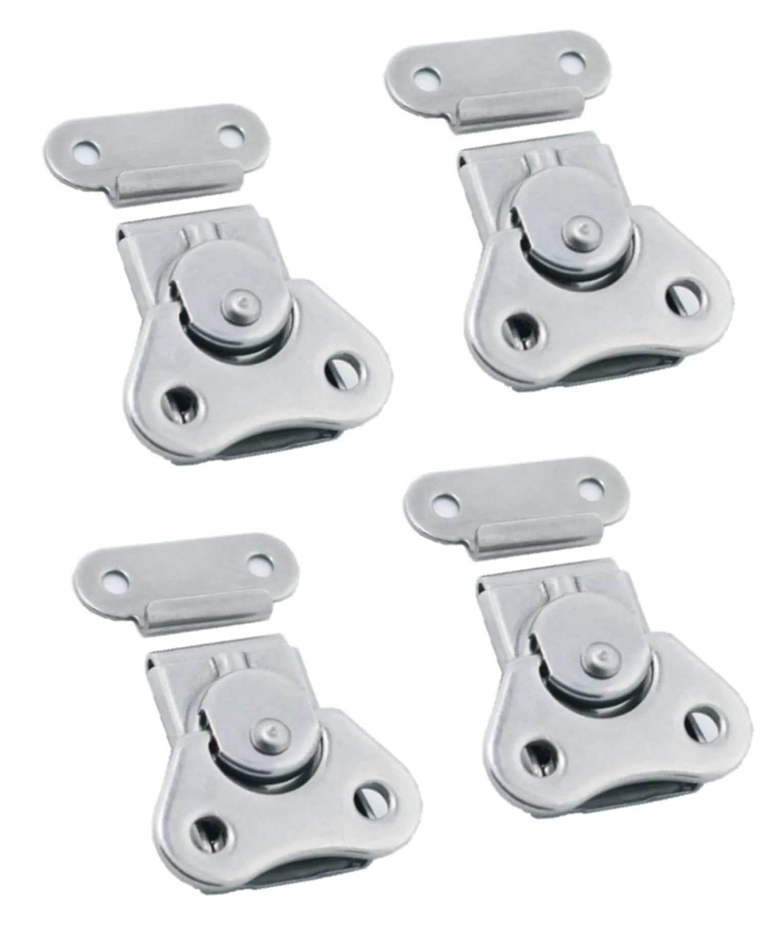XILEWHZF 304 Stainless Steel Butterfly Twist Latch 48mm x 38mm (1.89" x 1.49") | Heavy Duty 450lbs Tension Cabinet Latch - main product image