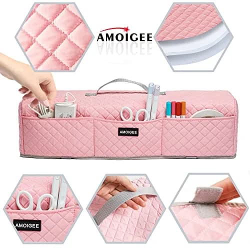 AMOIGEE Padded Dust Cover for Cricut Maker 4/3 & Explore 4/3/Air 2 w/Handle | Protects Machines from Dust & Scratches thumbnail 3