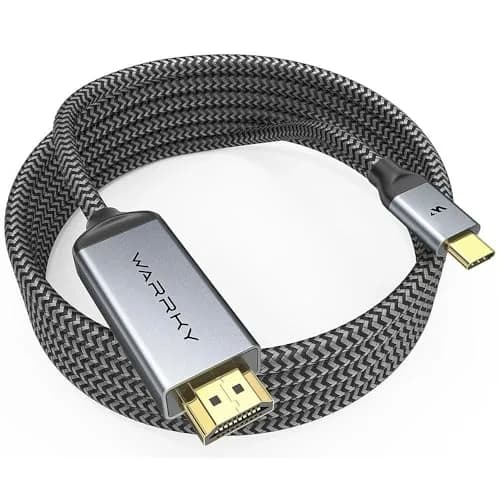 Warrky USB C to HDMI Cable 15FT | 4K@60Hz High-Speed HDR Type C to HDMI Cord thumbnail 1