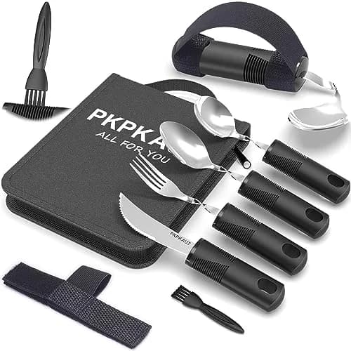 PKPKAUT Weighted Utensils for Hand Tremors & Parkinson's | 198g (7 oz) Set thumbnail 1