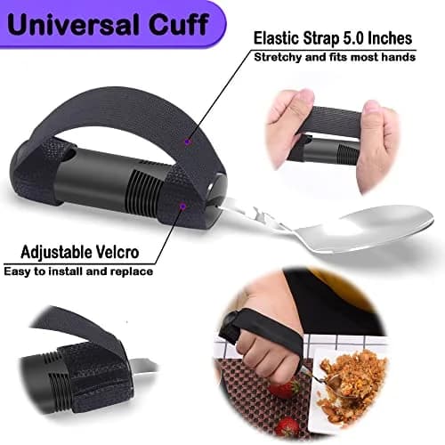 PKPKAUT Weighted Utensils for Hand Tremors & Parkinson's | 198g (7 oz) Set thumbnail 5