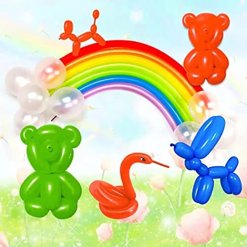 ASIYUHY Orange 260 Long Balloons 100 Pack | Latex Twisting Animal Balloons for Parties thumbnail 6