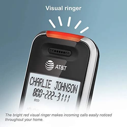 AT&T BL102 DECT 6.0 Cordless Phone with Answering Machine & Call Blocking | 1 Handset thumbnail 5