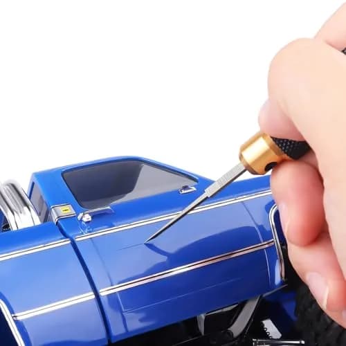 FriHobby 7-in-1 Scribe Tool Panel Line Scriber Blades 0.1-2.0mm | Precise, Ergonomic, for Gundam & Model Kits thumbnail 5