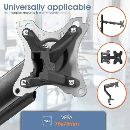 3IDEE VESA Mount Adapter for HP Monitors (M22f-M32f) 75x75mm | Converts Non-VESA to VESA Mount thumbnail 5