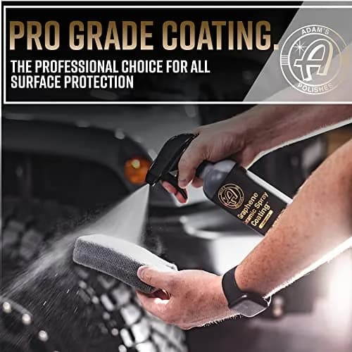Adam's Advanced Graphene Ceramic Spray Coating Kit 355ml (12 Fl Oz) | 18+ Month Extreme Gloss & Protection thumbnail 3