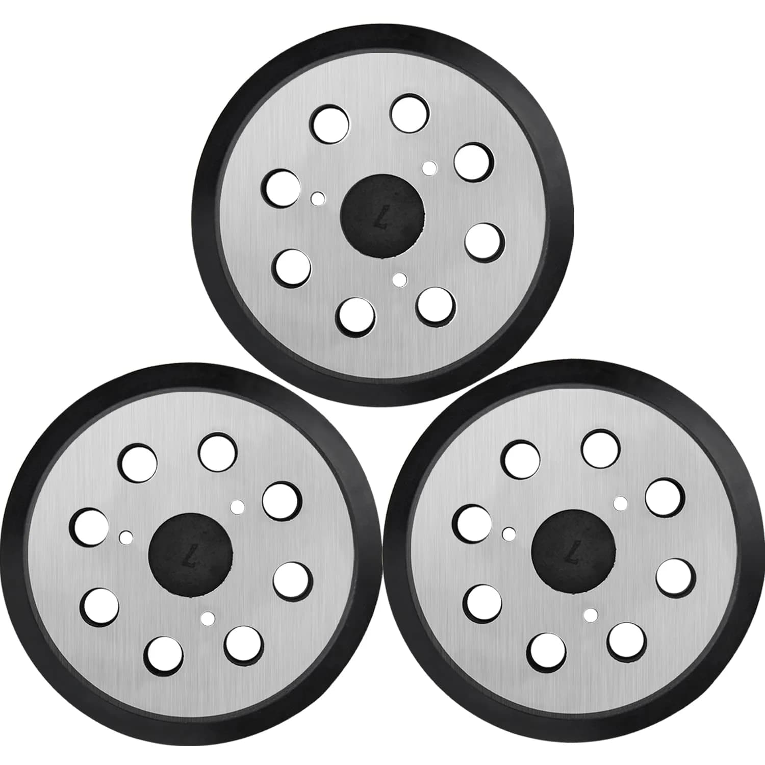 Gnellkoor 5 Inch Orbital Sander Pad Replacement 2 Pack | Compatible with DeWalt DWE64233 & N329079 — 3-Pack