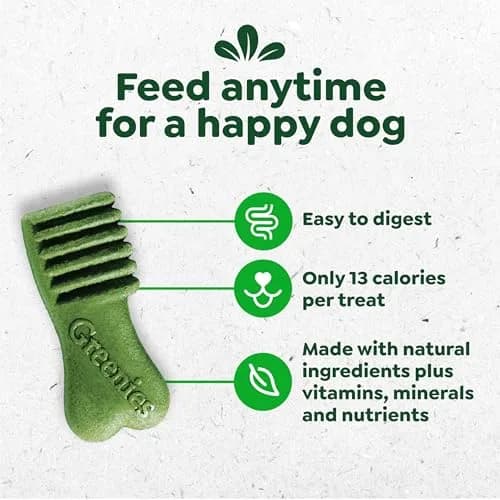 Greenies Dog Treats, Blueberry Flavor, 1.5 Pound | Chewy, Natural, 13 Calories thumbnail 2
