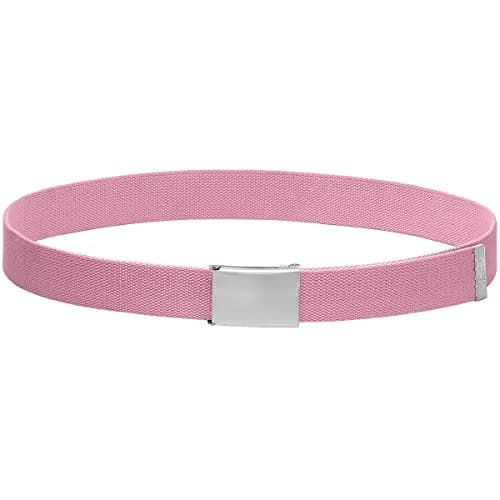 Falari Canvas Web Belt with Silver Buckle, 135cm (53") Cut-to-Fit | Adjustable Casual & Golf Belt thumbnail 4