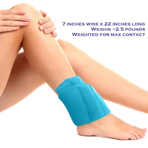 ComfortCloud Microwavable Heating Pad 7x22" Teal | Moist Heat for Back Pain Relief thumbnail 6