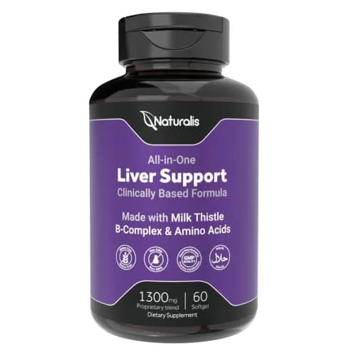 Naturalis Milk Thistle Liver Support 60 Softgels | Liver Support & Detox* thumbnail 1