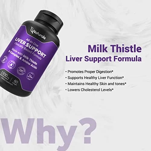 Naturalis Milk Thistle Liver Support 60 Softgels | Liver Support & Detox* thumbnail 4