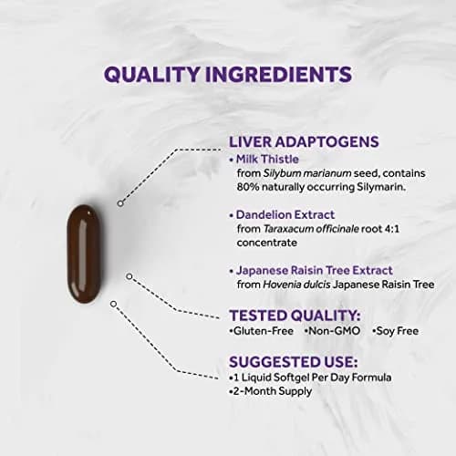 Naturalis Milk Thistle Liver Support 60 Softgels | Liver Support & Detox* thumbnail 3