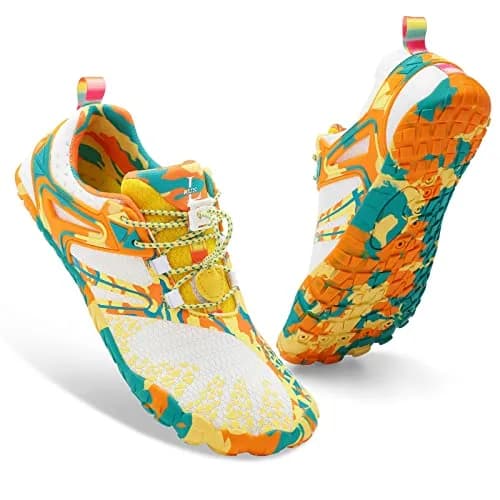 XIHALOOK Wide Toe Water Shoes for Women & Men | Beige Yellow, US Women's 7.5/Men's 6 thumbnail 1