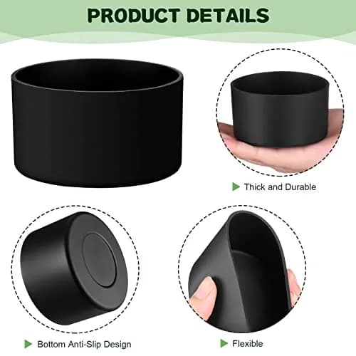 Honeydak Silicone Sleeve for Glass Spray Bottle 3 Pack | Elastic, Non-Slip, Protects & Warms Hands thumbnail 3
