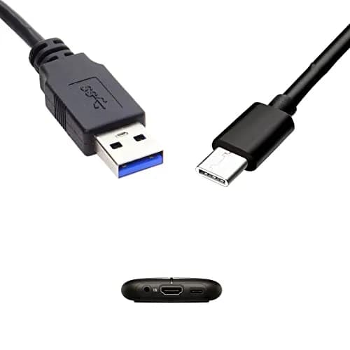 kamikakushi USB-C to USB-A Cable 1m (3.3ft) | 5Gbps Data Transfer for Elgato HD60 S+ thumbnail 1