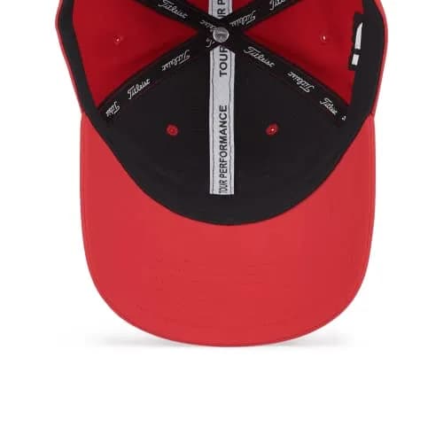 Titleist Tour Performance Golf Hat, Red/White | Sun Protection & Breathable Mesh (70-120 chars) thumbnail 5