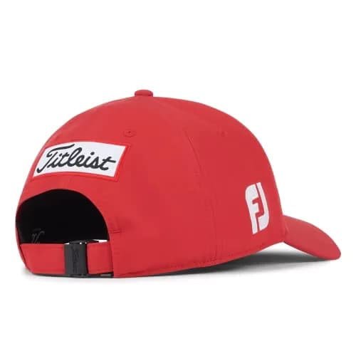 Titleist Tour Performance Golf Hat, Red/White | Sun Protection & Breathable Mesh (70-120 chars) thumbnail 4