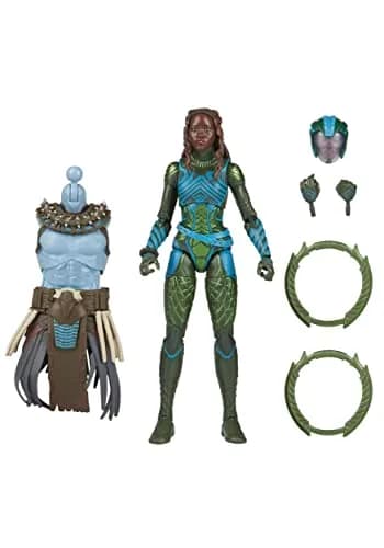 Marvel Legends Series Black Panther Wakanda Forever Nakia 6-Inch MCU Action Figure Toy, 5 Accessories, 1 Build-A-Figure Part thumbnail 2