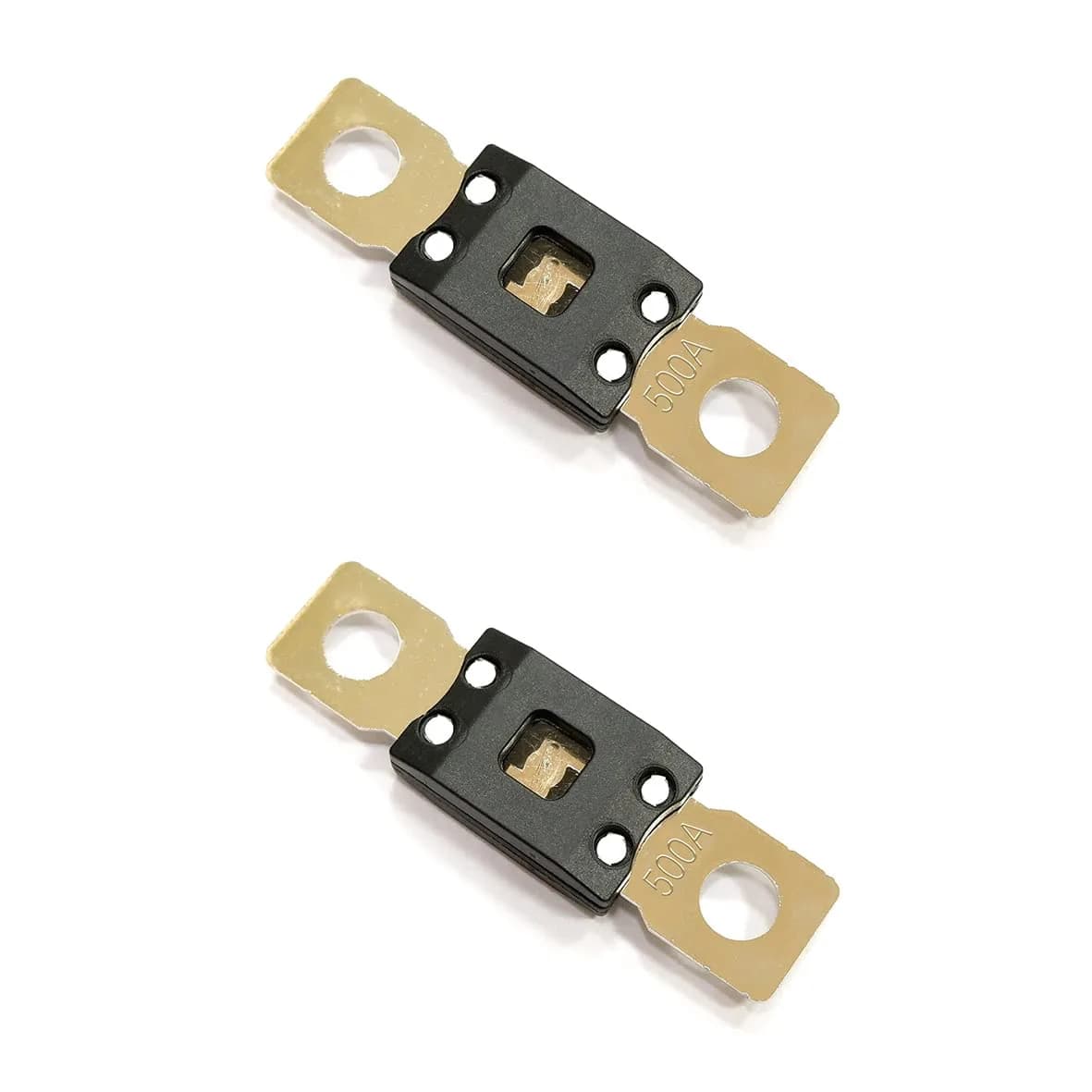 Parts PTT MEGA/AMG Bolt Fuse 40 Amp, 32V, 2000A @ 32VDC Interrupting Rating, Bolt Down, Automotive/Marine (2-Pack) — Black