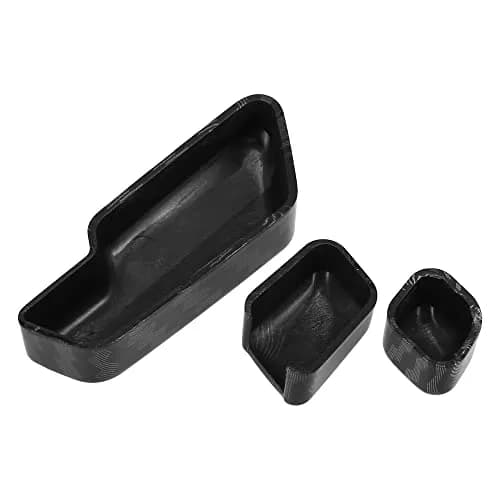 X AUTOHAUX Carbon Fiber Door Seat Adjust Button Cover for Mercedes W204 | Durable ABS, Easy Install thumbnail 6