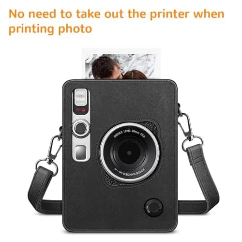 FINTIE Camera Case for Fujifilm Instax Mini EVO Camera with Strap | Premium Synthetic Leather, Protective & Convenient thumbnail 4