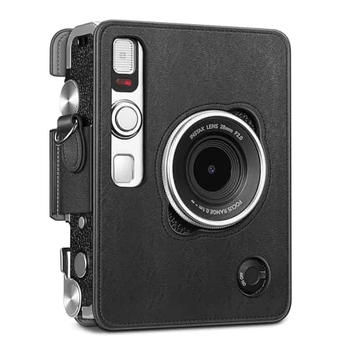 FINTIE Camera Case for Fujifilm Instax Mini EVO Camera with Strap | Premium Synthetic Leather, Protective & Convenient thumbnail 5