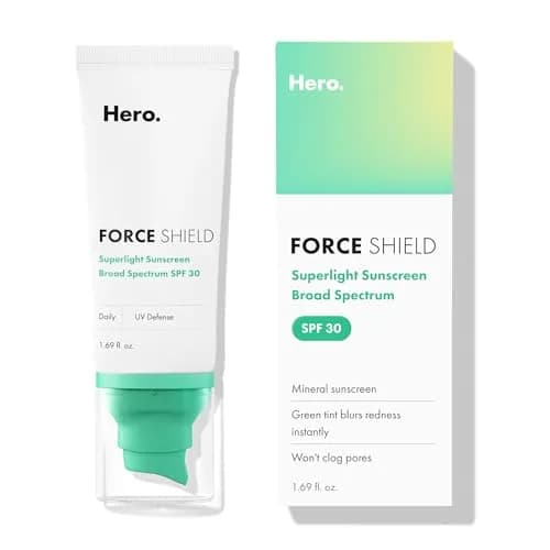 Hero Cosmetics Force Shield Superlight Sunscreen SPF 30, 50ml (1.69 Fl Oz) | Broad Spectrum UVA/UVB Protection thumbnail 1