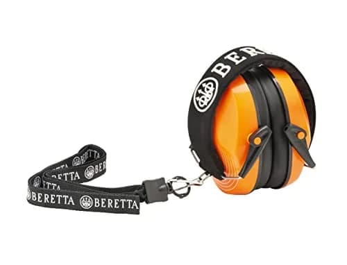 Beretta Safety Pro Earmuff Orange Fluorescent | 25dB NRR Hearing Protection for Shooters thumbnail 2