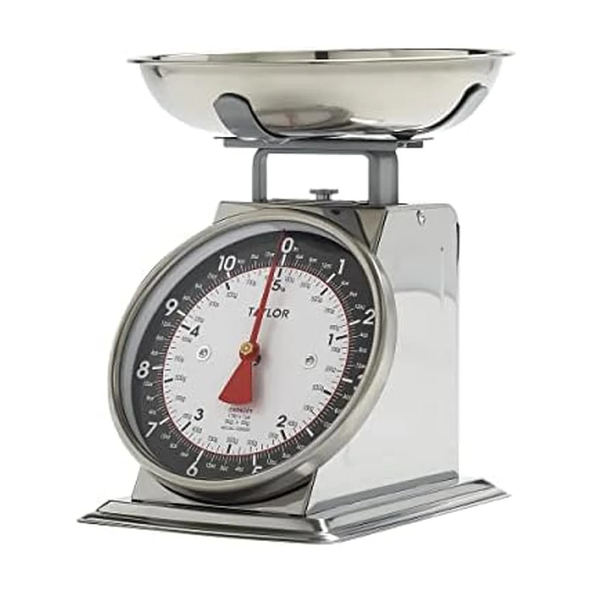 Taylor Vintage Mechanical Kitchen Scale 5 kg (11 lb) with Bowl | Battery-Free Precision for Baking and Meal Prep - main product image