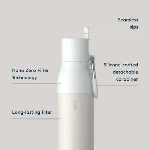 LARQ Bottle Filtered Insulated Water Bottle with Filter Straw 500ml (17 oz) | Removes Chlorine, PFAS, Lead thumbnail 3