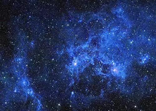 BELECO 7x5ft Fabric Galaxy Stars Backdrop Starry Night Sky | Space Theme Photography Background thumbnail 1