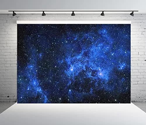 BELECO 7x5ft Fabric Galaxy Stars Backdrop Starry Night Sky | Space Theme Photography Background thumbnail 2