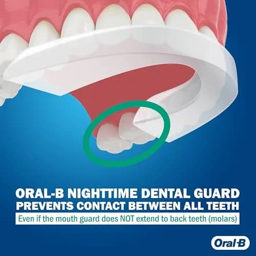 Oral-B Mouth Guard for Grinding Teeth at Night | Moldable Night Guard with Mint Flavor | 2 Pack thumbnail 5
