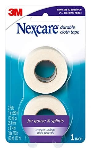 Nexcare Durapore Durable Cloth Tape 2.5cm (1in) x 9.1m (10yds) - 6 Rolls | Dermatologist-Tested, Hypoallergenic thumbnail 8