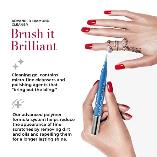 CONNOISSEURS Diamond Dazzle Stik & Jewelry Wipes Bundle | Jewelry Care Kit for Diamonds & Precious Stones thumbnail 3