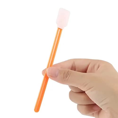 AAwipes Foam Sticks Cleaning Swabs 50 pcs (13.5 cm / 5.25") Large Rectangular Orange Foam Tips | Professional Cleanroom Swabs for Electronics and Printers thumbnail 8
