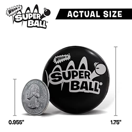 Wham-O Original Superball with Zectron (2 Pack Bundle) — 5.46 cm (2.15 in) Diameter | Classic American Toy thumbnail 5