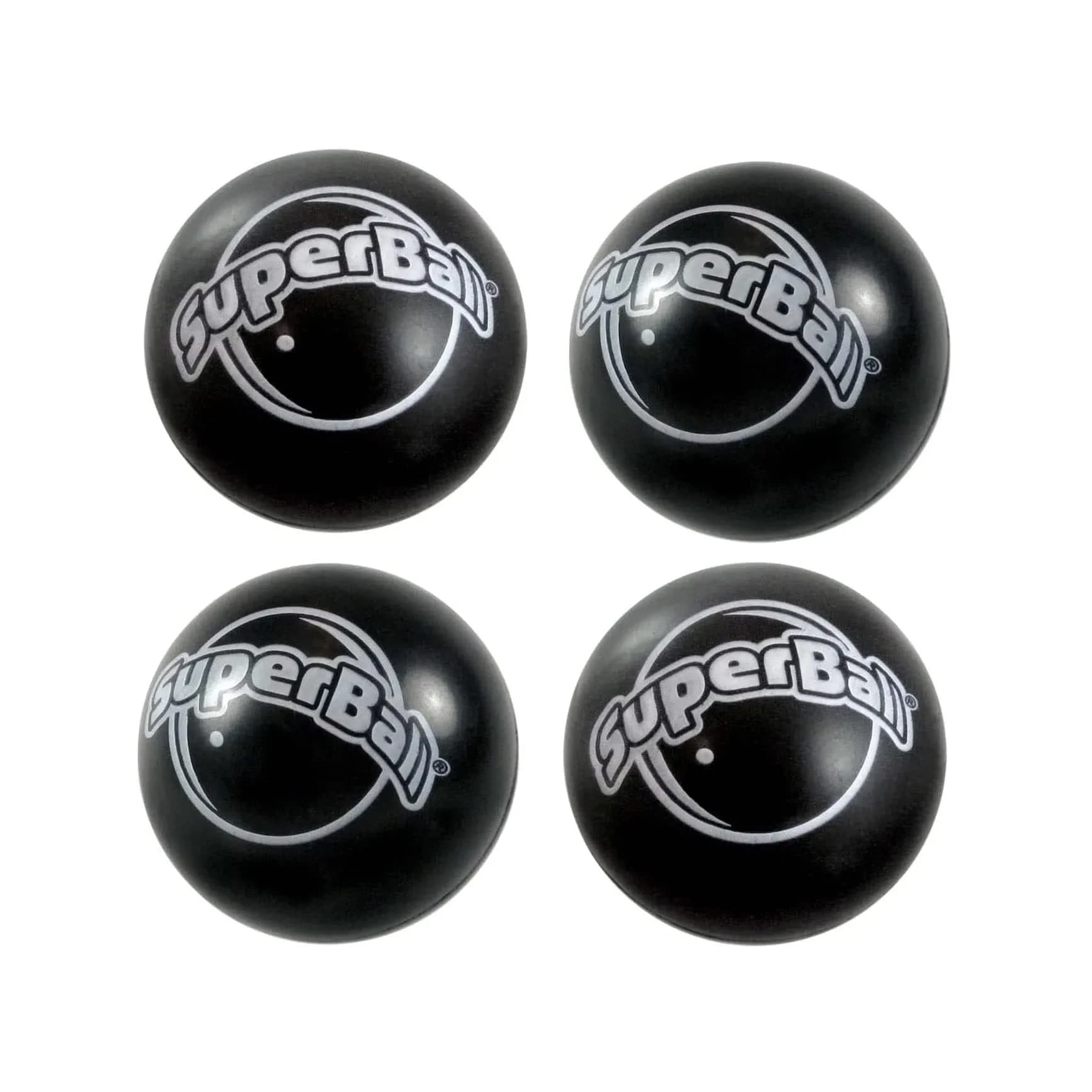 Wham-O Original Superball with Zectron (4 Pack Bundle) | Classic American Toy for Outdoor Play